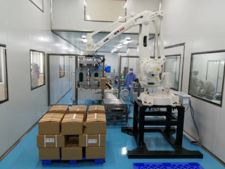 8-12 箱 / 分钟高速码垛，迈驰包装线设备赋能企业智能升级